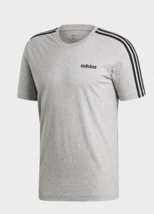 Сіра футболка adidas/ чоловіча футболка