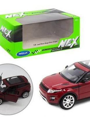 Машинка металева "range rover", бордова