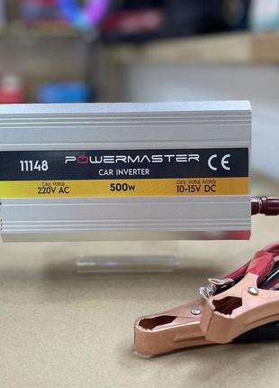 Инвертор преобразователь напряжения powermaster 500w