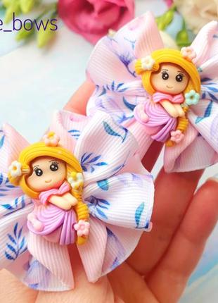 Бантики на первые хвостики бантики с принцессами