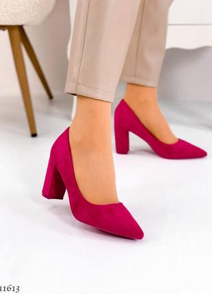 Яскраві жіночі замшеві туфлі, угорщина7 фото