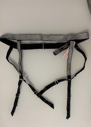 Блискучий пояс victoria's secret very sexy shine strap garter belt