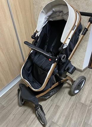 Тележка коляска трансформер 2 в 1 от ninos