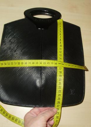 Louis vuitton noctambule black epi tote (france) vintage сумка6 фото