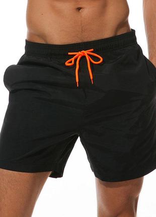 Мужские плавательные шорты escatch (шорты для плаванья/плавки), цвет черный1 фото