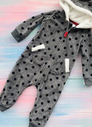 Человечек флисовый carter's, 12 месяцев, новый