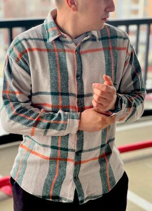 Мужская байковая рубашка