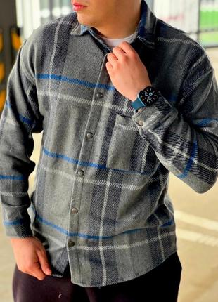 Мужская байковая рубашка
