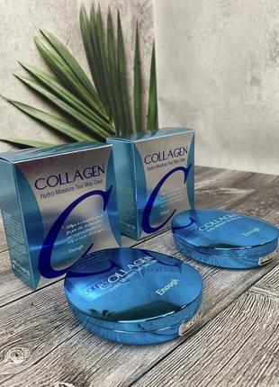 Enough collagen hydro moisture two way cake колагенова пудра зі змінним блоком1 фото