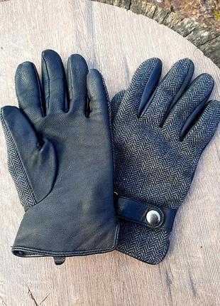 M-l dressman кожаные перчатки. кожаные варежки
