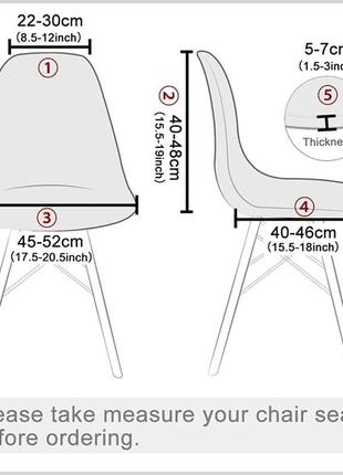 Чохол на стілець. універсальний еластичний чохол на кухонний стілець. стрейчевий чохол на стілець зі спинкою3 фото