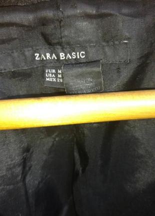 Пальто zara basic женское осень весна, полупальто8 фото