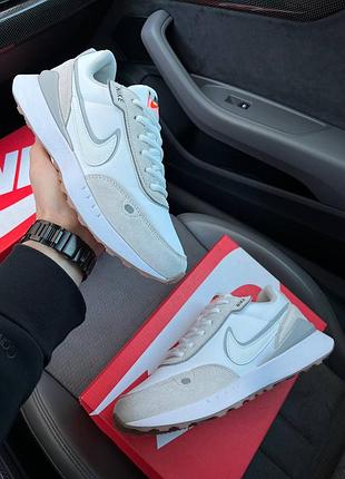 Кроссовки найк мужские nike waffle, мужские кроссовки бежевые