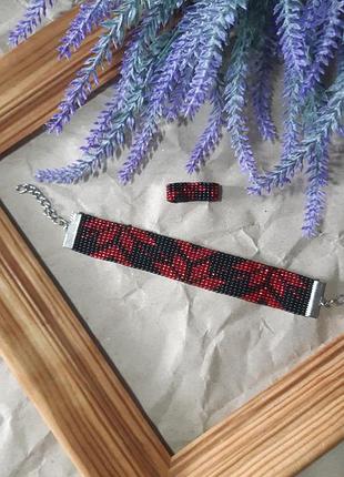 Браслет  з бісеру