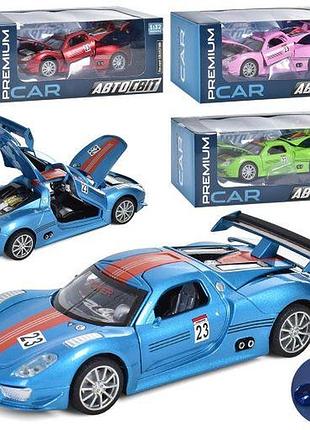 Машина ap-1774 (24 шт.) автосвіт,1: 32, метал, інер, 15 см,зв, 4кв,бат (табл), у кор-ке, 20,5-9,5-8,5 см