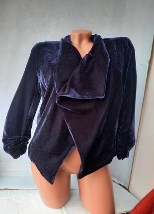 Стильна вишукана накидка жіноча, піджак,  жакет бархат, болеро6 фото