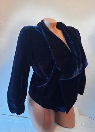 Стильна вишукана накидка жіноча, піджак,  жакет бархат, болеро2 фото
