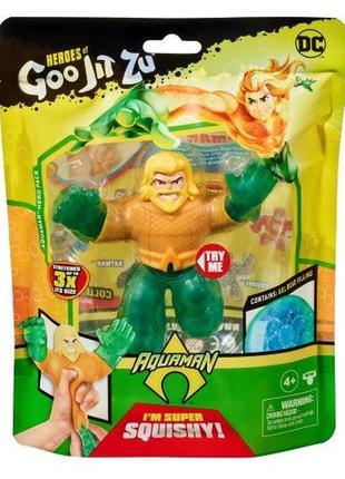 Герої гуджитсу. іграшка, що розтягується аквамен (супергерої дісі). тм "goojitzu"