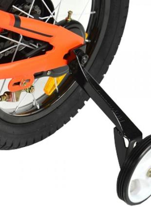 Детский велосипед 2-х колесный 16'' (от 3 до 6 лет) royal baby space 16-17 алюминий оранжевый8 фото