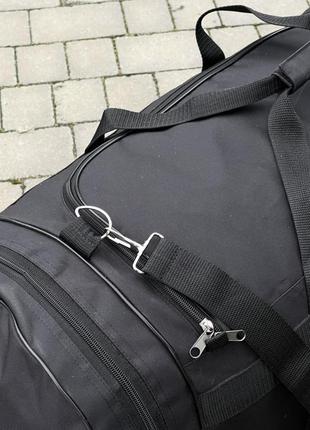 Дорожная сумка черная puma белое лого4 фото