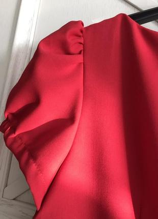 Классическое красное платье офис и вечер4 фото