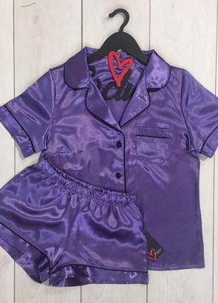 Жіноча піжама сорочка і шорти