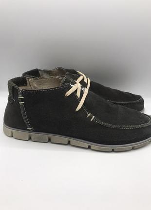 Оригінальні черевики замшеві чоловічі4 фото