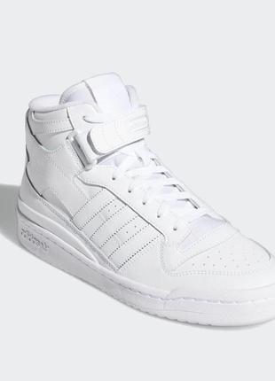 Кросівки високі boost adidas originals forum mid fy4975, 42, 5 white