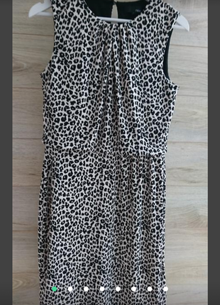 Леопардовое платье next uk 12