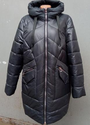 Жіноча зимова куртка 54 - 12862 фото