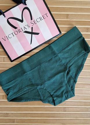 Трусики оригінал logo hipster underwear pink victorias secret