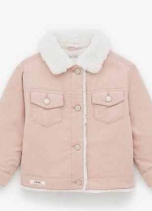 Куртка, меховушка, курточка zara 2-3р