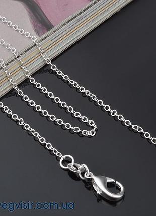 Ланцюжок ланцюг на шию стерл. ср. унісекс тіффані tiffany