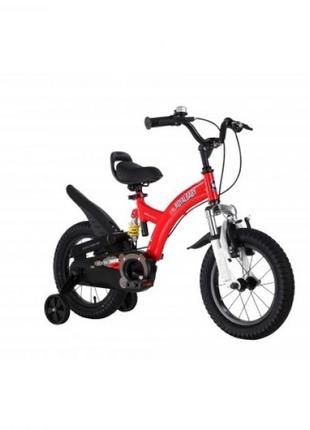 Дитячий велосипед 2-х колісний 16'' (від 5 до 8 років) royal baby flying bear rb16b-9 червоний2 фото
