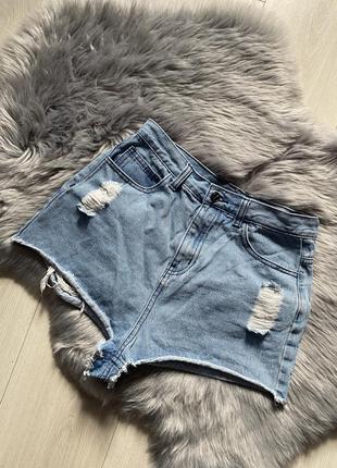 Очень сексуальные короткие шорты с высокой талией zara зара missguided4 фото