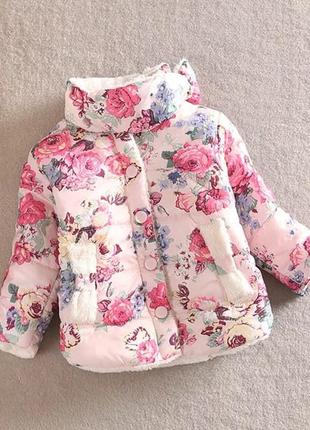 Куртка на осінь для дівчинки, рр. від 1 до 5 років