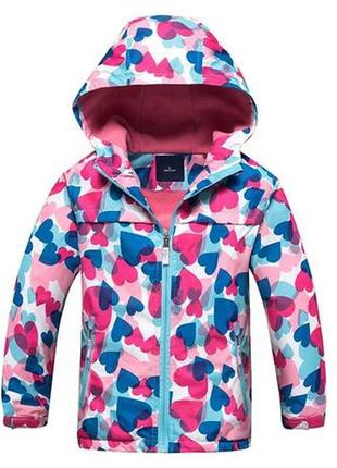 Куртка вітровка на дівчинку, куртка на осінь для дівчинки, рр. 104-150