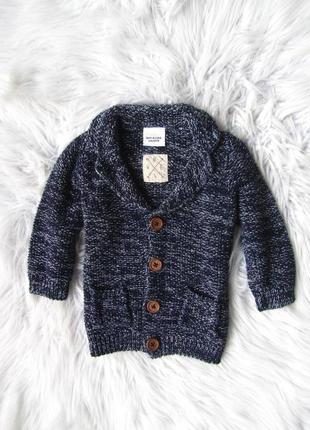 Вязаный кардиган кофта реглан свитер джемпер с v-образным вырезом tape a l'oeil