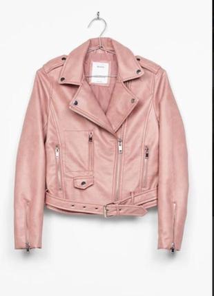 Косуха кожанка курний рожевий