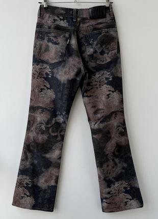 Angels gucci jeans джинсы брюки широкие клеш длинные деним made in italy2 фото