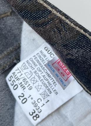 Angels gucci jeans джинси штани широкі клеш довгі денім made in italy8 фото