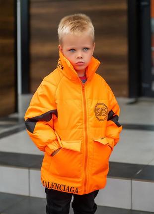 Дитяча демісезонна куртка унісекс для дівчаток і хлопчиків р-ри на зріст 116 — 1406 фото