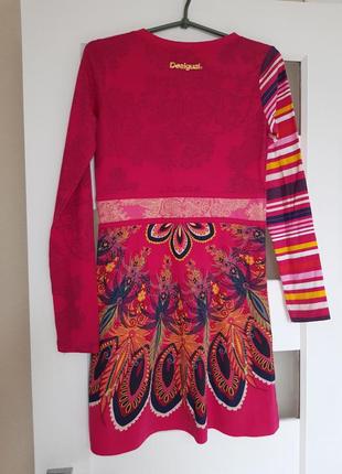 Яркое хлопковое платье от desigual 5