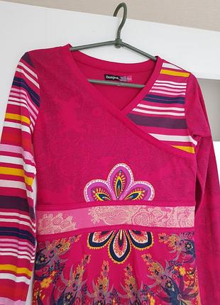 Яркое хлопковое платье от desigual 3