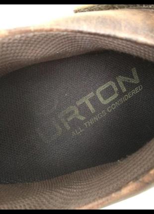 Burton шкіряні туфлі кросівки мокасини3 фото