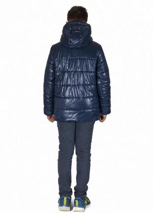 Подростковая стильная демисезонная куртка для мальчиков, размеры на рост 128 - 1523 фото
