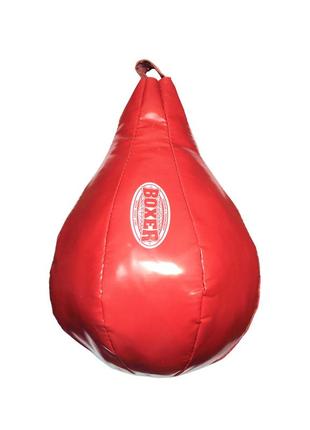 Груша набивная boxer капля малая пвх красная1 фото