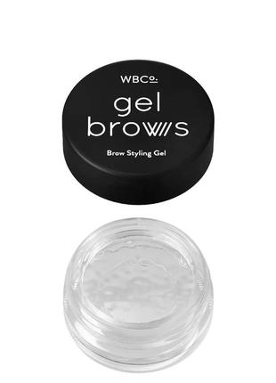 Гель + щеточка для укладки бровей west barn co gel brows2 фото