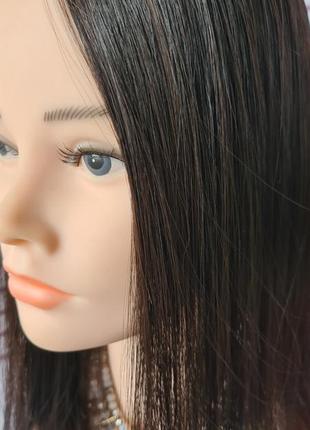 Парик накладка топер шиньон 100% натуральный волос8 фото