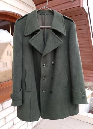 Смарагдове кашемірове пальто4 фото
